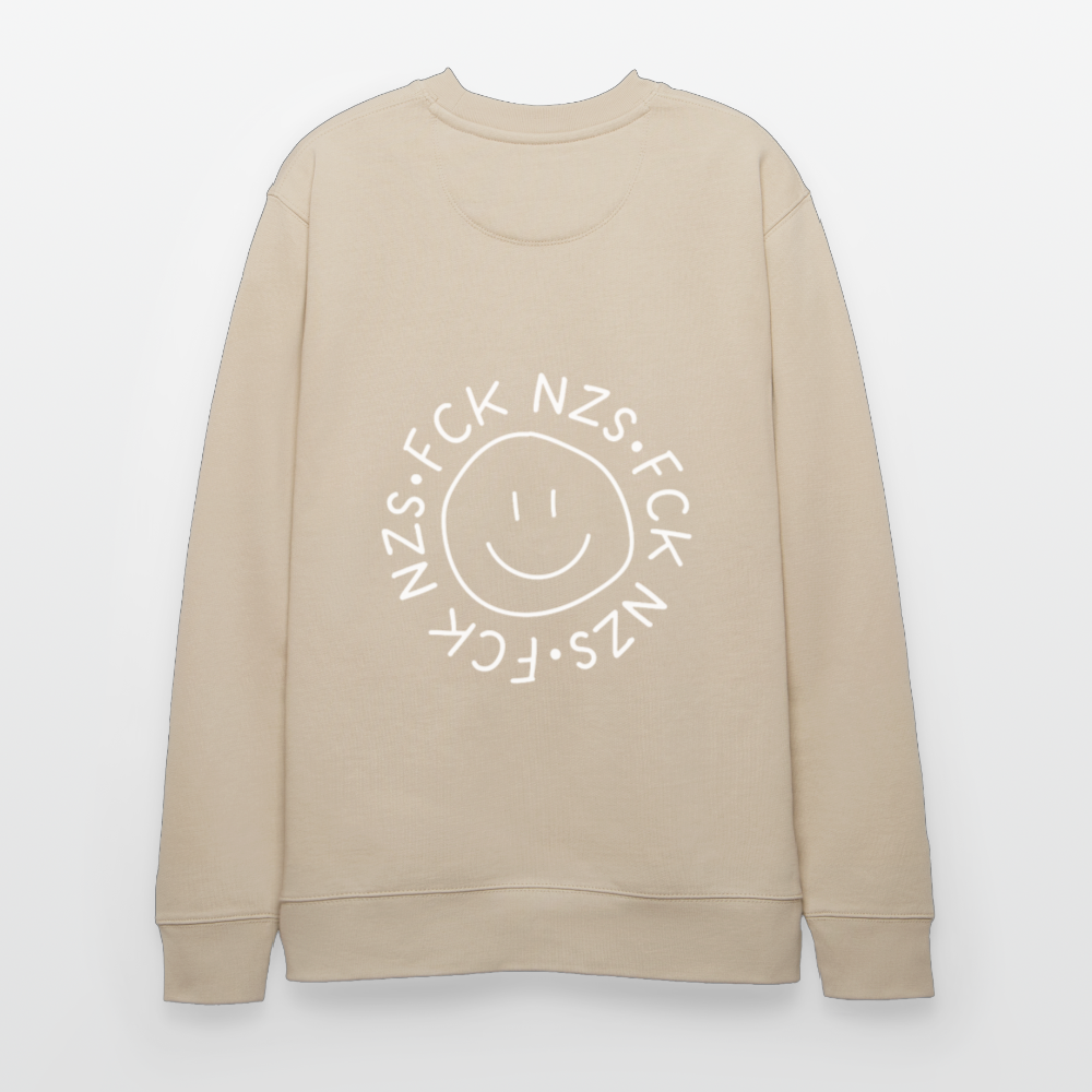 Sweatshirt "Fck Nzs" - beige