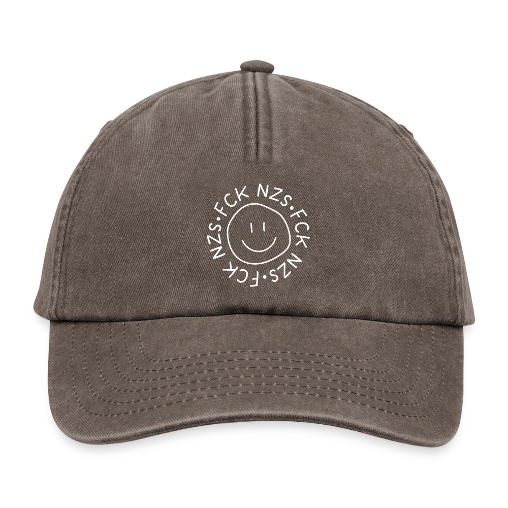 Vintage Cap "Fck Nzs" - Vintage Braun