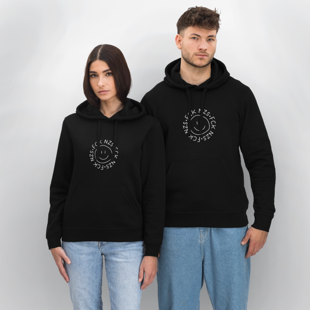 Hoodie "Fck Nzs" - black