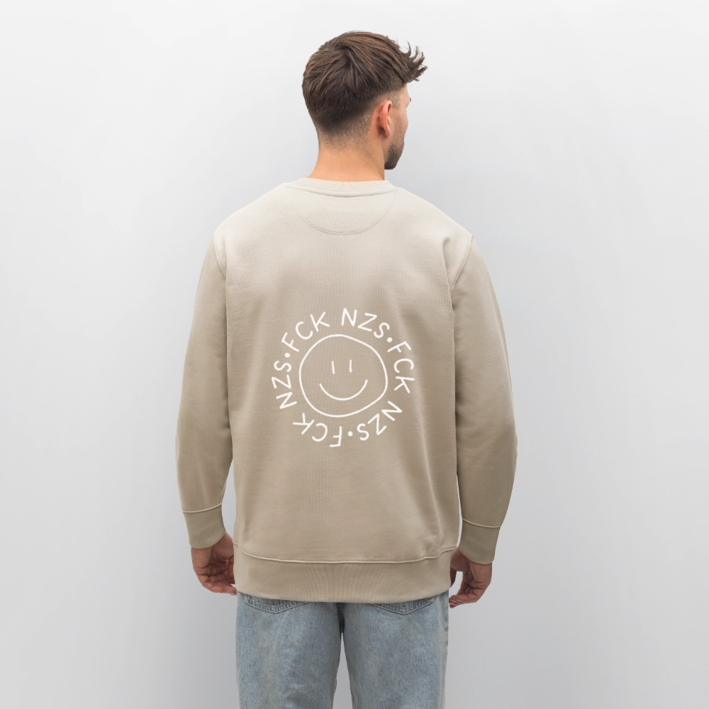 Sweatshirt "Fck Nzs" - beige