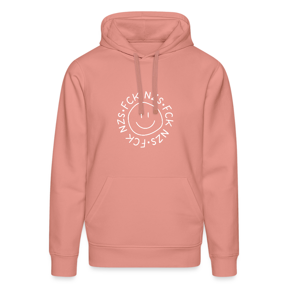 Hoodie "Fck Nzs" - canyon pink