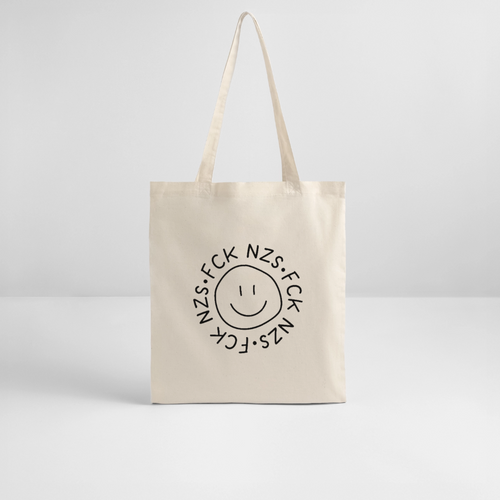 Jutebeutel "Fck Nzs" - Natur