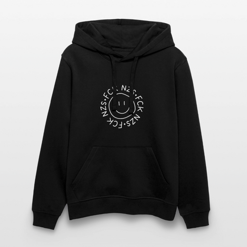 Hoodie "Fck Nzs" - Schwarz