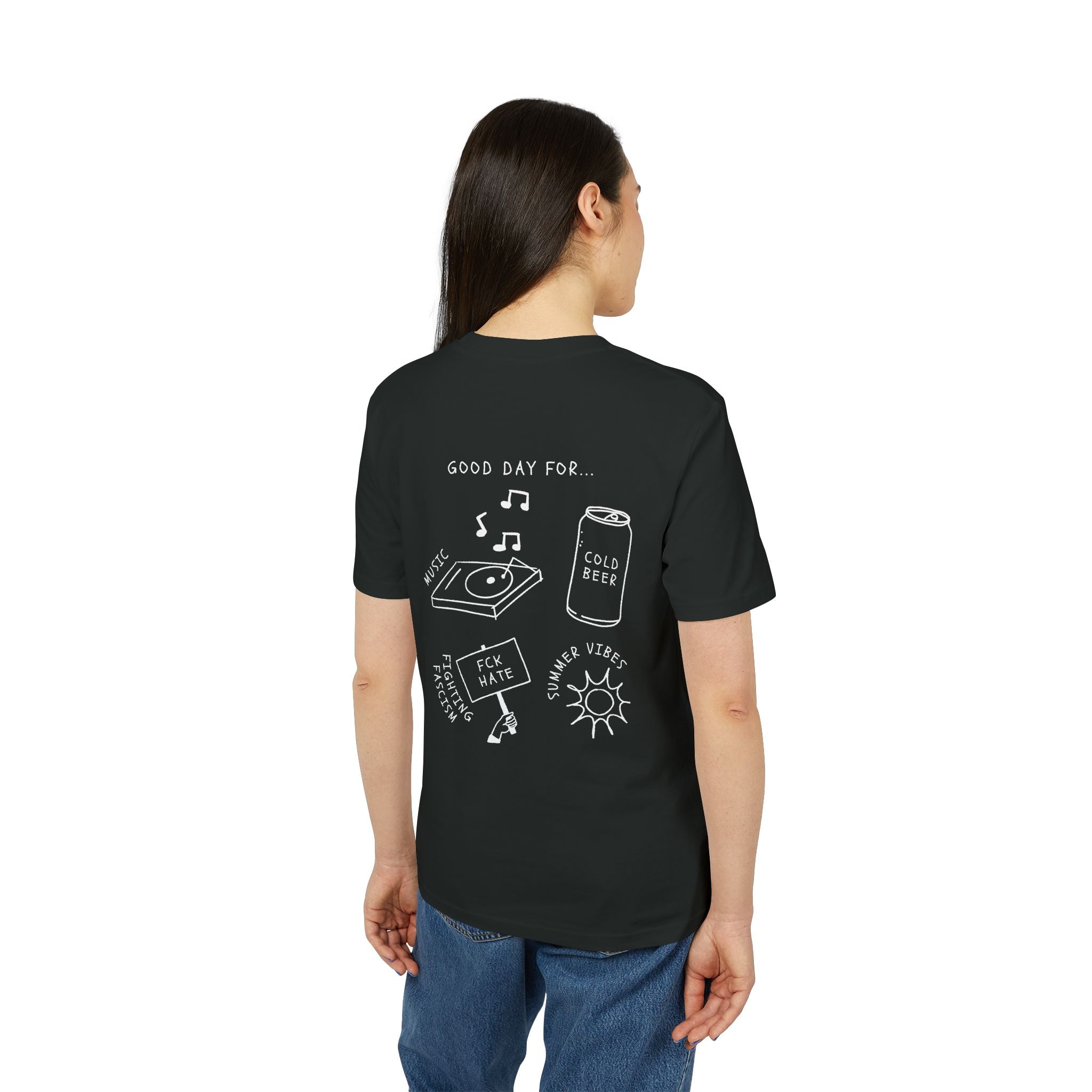 T-Shirt "Good day for fighting Facism"
